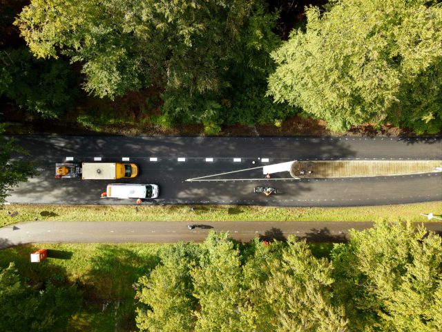 Wegmarkeringen aanbrengen